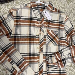 Departwest Plaid Button-Up Shirt